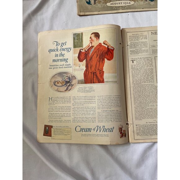 Vintage Needlecraft Magazines Lot Of 12 From 1924 Featuring Decorative Covers & - Picture 10 of 16